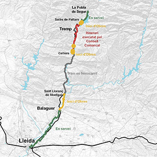 ruta cicloturística dels Llacs