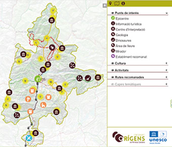 mapa turístic interactiu